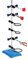 Steinberg Systems Laboratory Stand Retort Stand Ring Stand Set Clamp Stand Clamp Ring Boss Head SBS-LS-200 (Steel, Rubber, Plastic, Max. Clamps Span 50/70/85mm, Boss Head Diameter 16mm)