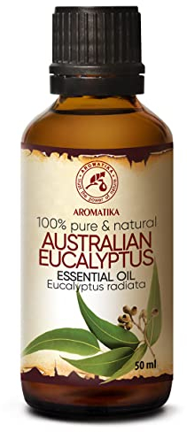 Australisches Eukalyptusöl 50ml - Eukalyptus Radiata - Reines & Natürliches Öl - Australien - Besten für Sauna - Aroma Diffuser - Duftlampe - Bad - Besten für Beauty
