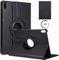 WHWOLF Tablette Coque Convient pour Huawei MatePad 10.4 Coque Housse (2020) Étui de Protection, avec Support 360° Rotation Pivotant Multi-Angle Antichoc Étui de Protection, Noir