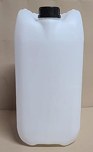 Bidon 25 litres naturel (1) - Générique - Bidon gerbable - Jerrycan - 3055195031 - Gazole - Polyéthylène haute densité