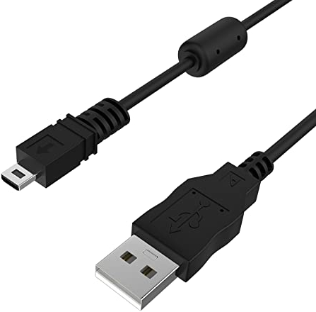 Ersatz UC-E6 E23 E17 Kabel, USB Kamera Daten Fotoübertragungskabel kompatibel mit Nikon SLR DSLR D3200 D3300 D750 D5300 D7200 Coolpix L340 L32 A10 P520 P510 P500 S9200 S6300 S6000 S3300 S9100 (1,5m)