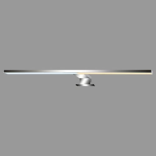 BRILONER Leuchten - Wandleuchte, LED Spiegelleuchte, Farbtemperatursteuerung, Dimmbar, Memory-Funktion, IP44, 8W, 720 Lumen, Chrom, 8 W, Länge: 60cm, 2299-018