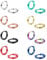 Morfetto 8 Paar Chirurgenstahl Kleine Creolen für Männer Frauen 8mm Huggie Creolen Winzige Knorpel Helix Daith Lappen Klappbare Schläfer Knorpel Ohrringe 8mm (20G)