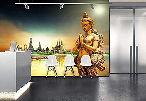 XLMING Voyage de vacances en Thaïlande Murale Papier Peint 3D Salle de séjour Chambre à coucher séjour Mural enfant-400cm×280cm