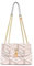 GUESS Damen Montreal Covertible Flap Umhängetasche, Crossbody, Pale Rose Logo