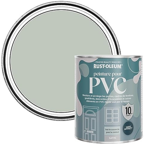 Rust-Oleum Green uPVC Door and Window Paint In Satin Finish - Chalk Green 750ml