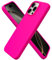 ORNARTO Compatible with iPhone 16 Pro Max Case 6.9, Slim Liquid Silicone 3 Layers Full Covered Soft Gel Rubber 16 Pro Max Phone Cases Cover 6.9 inch-Hot Pink