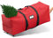 Mrrihand Christmas Tree Storage Bag, Large Artificial Anti-Tear Heavy-Duty 600D Oxford Cloth Xmax Christmas Tree Storage Box with Rolling Wheels, Christmas Tree Storage Container (Red, 7.5Ft)