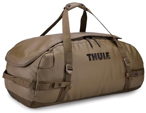 THULE Reisetasche Rucksack Chasm Recycled Duffel 70L Deep Khaki braun
