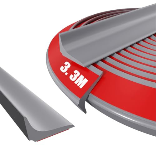 Joint d'étanchéité pour douche - Gris - 3,4 m