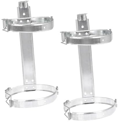 IWOWHERO Universelle Feuerlöscherhalterung Aus Eisen 3/4 Kg Wandmontierbarer Halter Ohne Schrauben Schwerlast Feuerlöscherhaken Für LKW Boot Sicherheitszubehör