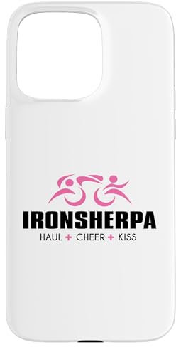 Hülle für iPhone 15 Pro Max IRON SHERPA Tri Sherpa Triathlon Haul Cheer Kiss Triathlete