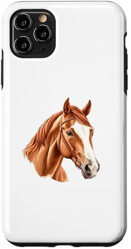 iPhone 11 Pro Max Realistic horse head Case