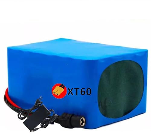 Ebike akku 60V 20Ah Ebike Battery 60V 20000MAh Lithium-Ionen-Batterie wasserdichter PVC-Akku eingebauter BMS 200 W–500 W Motor, mit Ladegerät Für Elektro-Fahrrad-Roller XT60 Plug,60V 20Ah