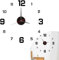 LIUQOBN Orologio da parete senza cornice 3D fai da te, design moderno, orologio silenzioso da parete, adatto per case, uffici, hotel, camere da letto e salotti (40 cm)