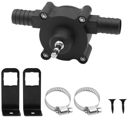 Mini Pompe Perceuse Électrique, 1/2 Pcs Pompes de Transfert Auto-amorçante, Pompe Forage Manuelle, pour Diesel Huile Liquide Eau Fioul Maison