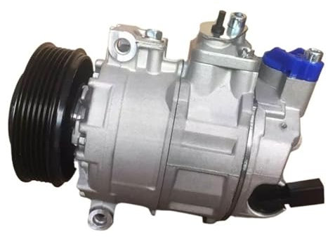 Compresor de aire acondicionado compatible con Audi y Volkswagen Crafter, Touran, Rabbit, Caddy, Golf, Passat, EOS, Tiguan, CC, 1K0820859T, 1K0820859S y 1K0820859M.