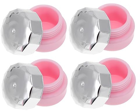 DEARMAMY 1 Jeu Bouteilles Vides Pour Vernis À Ongles Récipients Pour Colle À Ongles Et Gel Contenants Cosmétiques Pratiques Pour Voyage Et Diy Nail Art 4 Pièces