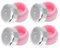 DEARMAMY 1 Jeu Bouteilles Vides Pour Vernis À Ongles Récipients Pour Colle À Ongles Et Gel Contenants Cosmétiques Pratiques Pour Voyage Et Diy Nail Art 4 Pièces