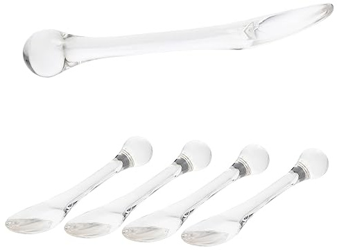 KAILIKETIY 5 Stück Augencreme Applikatoren Aus Zinklegierung Kompakte Massage Löffel Für Augenpflege Leicht Tragbar Zur Reduzierung Von Augenschatten Und Schwellungen