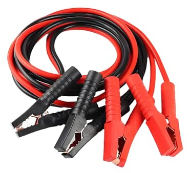 Springseil: Extra dicker Leiter von 300 cm, Premium-Kupfer-Klemme, robustes tragbares Starter-Set mit Reißverschlusstasche, schnelle Stromversorgung für LKW und Pkw