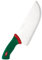 Sanelli Premana Professional Coltello Colpo, Acciaio Inossidabile, Verde/Rosso, 42.0x3.0x10.0 cm