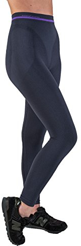 CzSalus Figurformende Anti-Cellulite Lange Hose (Leggings) mit Massageeffekt mit Emana® bioFIR - schwarz Größe M