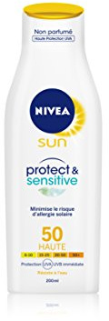 Nivea Sun Protect & Sensitive Schutzmilch LSF50 – 200 ml