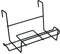 Sauvic Supporto per fioriera acciaio plastificato nero 60x18 cm