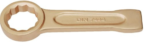 Bahco NS104-61 Slogging Ring Spanner, Gold, 61 mm