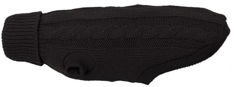 Wolters Cat&Dog 39483 Zopf-Strickpullover 50 cm, schwarz