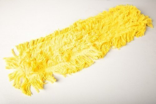 Replacement 60cm (24) Dust Control Mop Sweeper/Floor Duster Acrylic Sweeper Head Yellow - DCS DB6RHYL