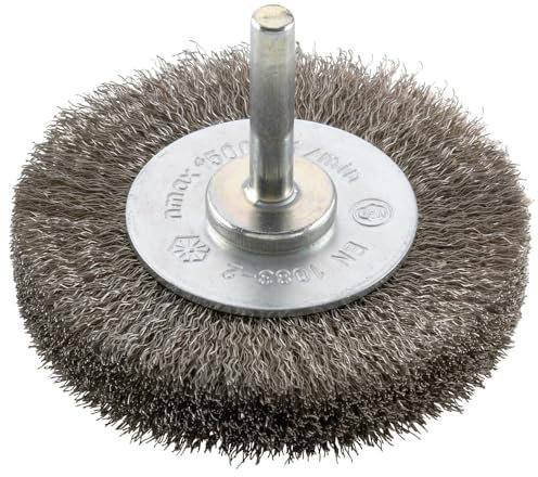 Forum Edelstahl Rostfreie 6 mm 70 mm Gewellte Rundbürste, 1 Stück