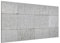 Apalis Magnettafel Beton Ziegeloptik grau Memoboard Design Quer Metall Magnet Pinnwand Motiv Wand Stahl Küche Büro, Größe HxB: 37cm x 78cm