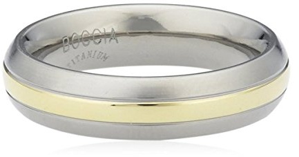 Boccia Unisex-Ring Titan Gr. 61 (19.4) - 0131-0261