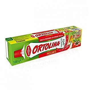 Ortolina salsa di pomodoro Piccante con legumi 10 tubi da 130 grammi