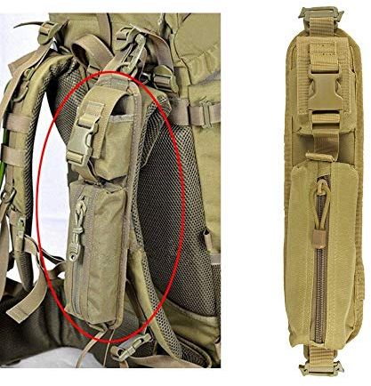 Gexgune Taktische Molle Zubehör Tasche Rucksack Schultergurt Tasche Jagd Werkzeuge Beutel (2 Farbe optional)