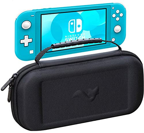 ButterFox Switch Lite Carrying Case for Nintendo Switch Lite with 19 Game and 2 Micro SD Card Holders - Black