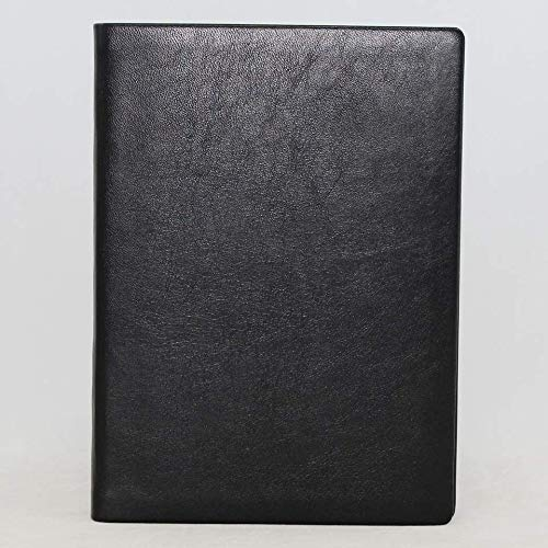 Adressbuch Leder hochkant in verschiedenen Farben (schwarz)