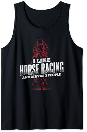 I Like Horse Racing Reitsport Pferde Pferderennen Tank Top