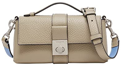 Liebeskind Damen Crossbody, Zeitgenössisch, Grau, Small (HxBxT 11 cm x 21 cm x 9 cm)