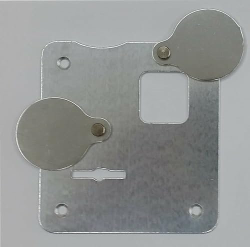 Mostrina Interna per portoncino blindato dierre atra ARGENTO copriserratura SINISTRA