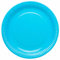 Amscan 9915400-210-66 - Bright Blue Eco-Friendly Recyclable Paper Party Plates - 8 Pack