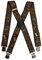 Olata Heavy Duty Herren-Hosenträger X-Form mit Jagdmotiv und gravierten Hosenträger-Clips – 4 cm. Jagdsaison
