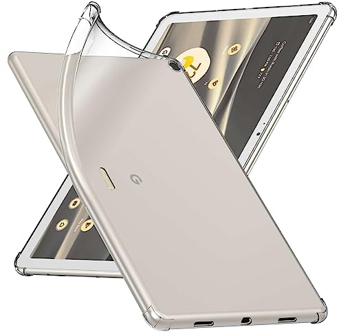 ebestStar - Cover per Google Pixel Tablet, Custodia Silicone Trasparente Protezione TPU Antiurto, Bordi Rinforzati, Trasparente