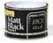 PEBBLE HUG 1x 180ml Black Matte Paint for Blackboard, Interior Furniture, Walls, Wood, Wardrobes, Doors, Tables, Chairs, Hard Drying, Hard Built, Easy To Use