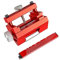 Runioney Knife Sharpener Woodworking Fixed Angle Sharpener Grinding Machine with Chisel Red