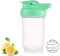 HZYUEKUN Protein Shaker Bottle 300ml with Stainless Steel Mixing Ball, BPA- and DEHP- free, Leakproof Flip On Lid, Odourless, Temperature Safe, Dishwasher Safe - Green