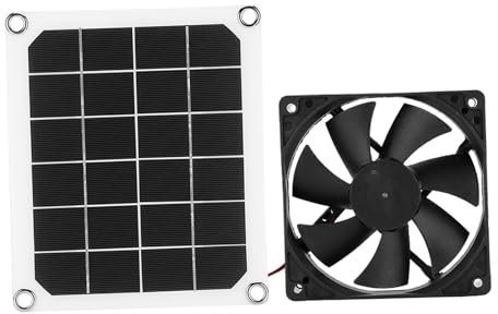 Ventilateur D'échappement de Panneau D'énergie Solaire 6V 10W, Chargeur USB étanche pour Serre et Poulailler,Périphériques de surveillance