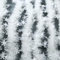 Tallgoo Weihnachtsgirlande Weiß Schneeflocken Tannengirlande, Lametta Weiß Winter Girlande Schneehänger Christbaum Girlande weiß Weihnachts Zubehör Weihnachtsgirlande Kranz, 5 x 2M